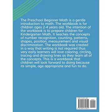 Engaging Preschool Beginner Math Workbook for Kids