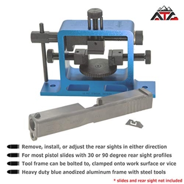 NcStar Heavy Duty Rear Sight Pusher Tool for Pistols
