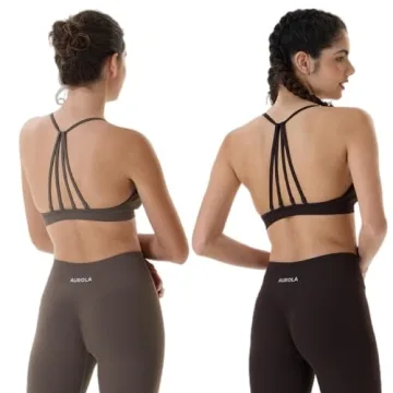 AUROLA Seamless Backless Workout Sports Bras for Women