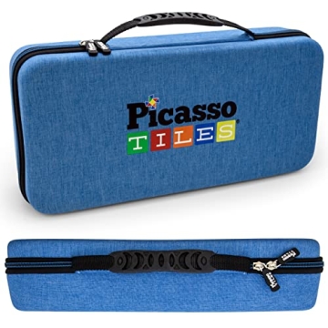 PicassoTiles Toy Carry Case Magnetic Tiles Construction Blocks Magnet Toys Kids Accessory Character ...