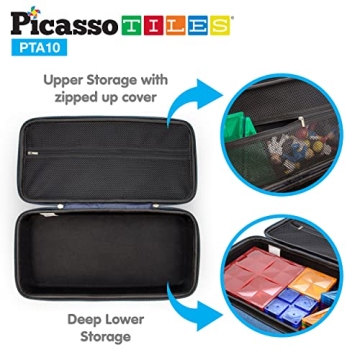 PicassoTiles Toy Carry Case for Organizing Kids Toys