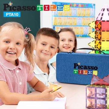 PicassoTiles Toy Carry Case for Organizing Kids Toys