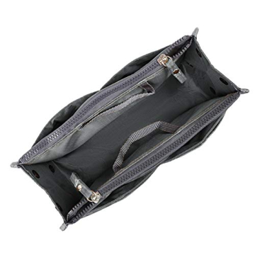 Vercord Purse Handbag Organizer with 13 Pockets Grey Large