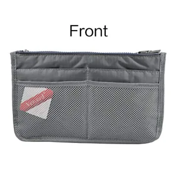 Vercord Purse Handbag Organizer with 13 Pockets Grey Large