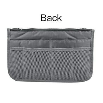 Vercord Purse Handbag Organizer with 13 Pockets Grey Large