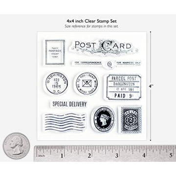 Special Delivery Clear Stamps for Scrapbooking and Crafts