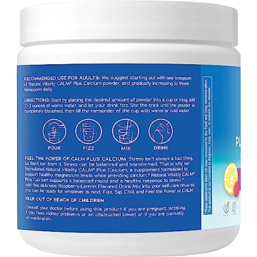 Natural Vitality CALM Magnesium Drink Mix for Sleep