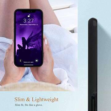 OOK Designs for iPhone 11 Pro Max Case Glitter Purple Butterfly Nebula Space Design Hard PC+Soft TPU Bumper Anti-Slip Ultra Thin Cover Protective Shockproof Case for iPhone 11 Pro Max