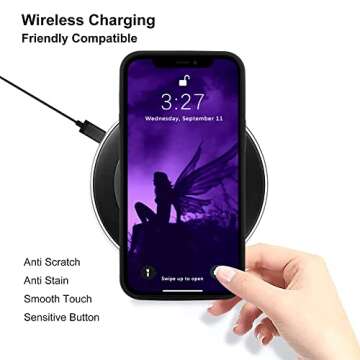 OOK Designs for iPhone 11 Pro Max Case Glitter Purple Butterfly Nebula Space Design Hard PC+Soft TPU Bumper Anti-Slip Ultra Thin Cover Protective Shockproof Case for iPhone 11 Pro Max