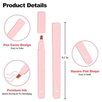 Highlighters, Pastel Highlighter Assorted Colors, Chisel Tip, Cute Things Bible Study Supplies, Aesthetic Highlighters for College Students Teen Girls Women Journal Notes Preppy School Office Stuff