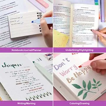 Highlighters, Pastel Highlighter Assorted Colors, Chisel Tip, Cute Things Bible Study Supplies, Aesthetic Highlighters for College Students Teen Girls Women Journal Notes Preppy School Office Stuff