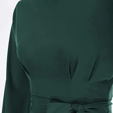 Stylish JASAMBAC Work Dress for Women Office Wear Knee Length