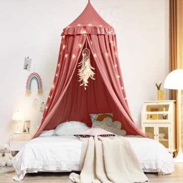 Kertnic Kids Bed Canopy - Dreamy Decoration for Imaginative Play