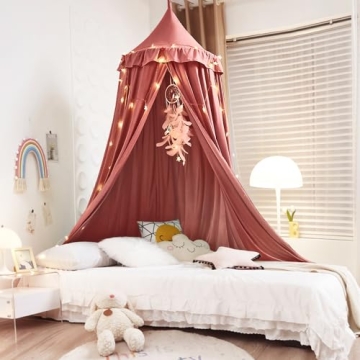 Kertnic Kids Bed Canopy - Dreamy Decoration for Imaginative Play