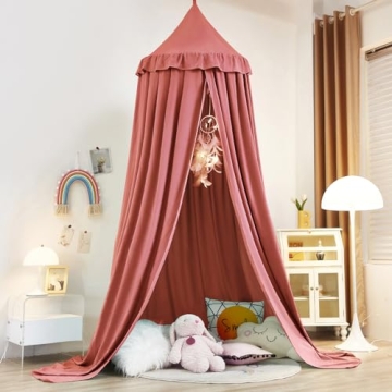 Kertnic Kids Bed Canopy - Dreamy Decoration for Imaginative Play