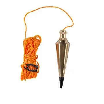 Swanson Tool Co PB008B 8 Oz Brass Plumb Bob - Durable Tool