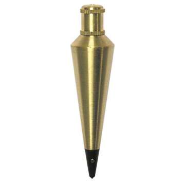Swanson Tool Co PB008B 8 Oz Brass Plumb Bob - Durable Tool