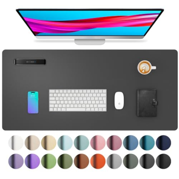 Stylish Leather Desk Pad Protector for Home or Office