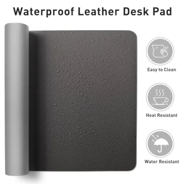 Stylish Leather Desk Pad Protector for Home or Office
