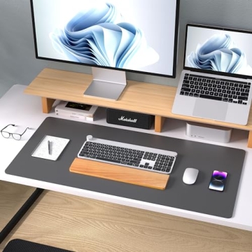 Stylish Leather Desk Pad Protector for Home or Office