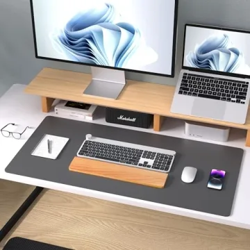 Stylish Leather Desk Pad Protector for Home or Office