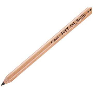 Faber-Castell PITT Monochrome Artists' Pencil, Black, Oil Base, No. 2 Soft