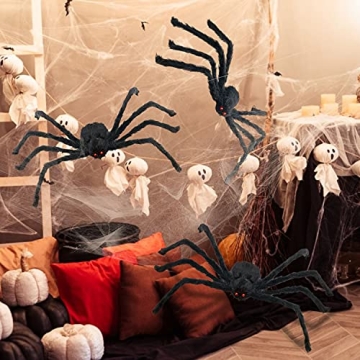 Innens 35-inch Giant Scary Spider for Spooky Halloween Decor