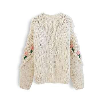 Stylish CHICWISH Chunky Hand Knit Cardigan for Women