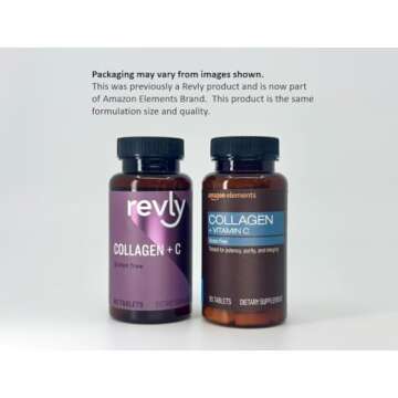 Amazon Elements Collagen Peptides + Vitamin C, 2500 mg