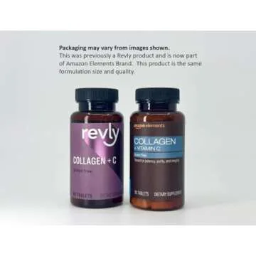 Amazon Elements Collagen Peptides + Vitamin C, 2500 mg