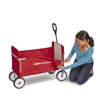 Radio Flyer 3-in-1 EZ Folding Wagon for Kids and Cargo