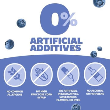 Genexa Kids Acetaminophen Dye Free Organic Blueberry Flavor