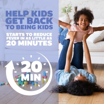 Genexa Kids Acetaminophen Dye Free Organic Blueberry Flavor