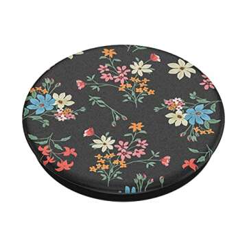 PopSockets Phone Grip with Expanding Kickstand, Floral PopGrip - Micro Blossoms