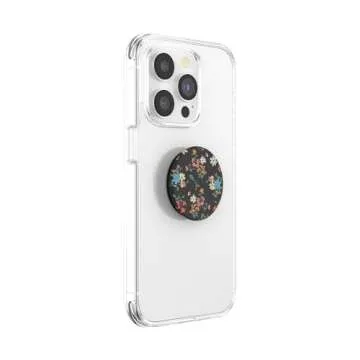 PopSockets Phone Grip with Expanding Kickstand, Floral PopGrip - Micro Blossoms