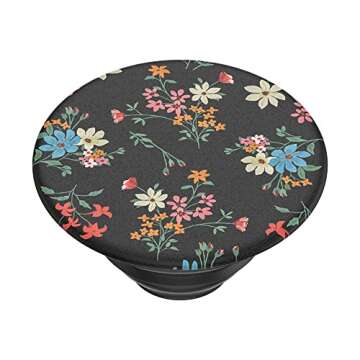PopSockets Phone Grip with Expanding Kickstand, Floral PopGrip - Micro Blossoms