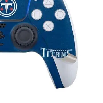 Skinit Decal Gaming Skin Compatible with PS5 Bundle - Officially Licensed NFL Tennessee Titans Distressed Design