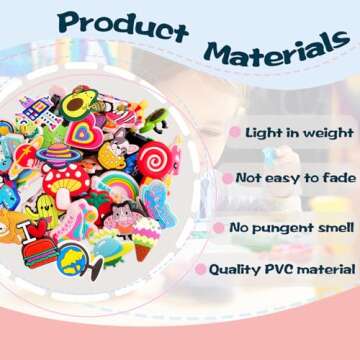 Zddaoole 45 Pcs Pencil Topper Decorations,Different Cute Pencil Clips,Lovely Pencil Accessories,Bulk Pen Toppers Charm for Kids Students School Gifts,Prize,Reward