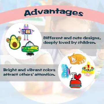 Zddaoole 45 Pcs Pencil Topper Decorations for Kids