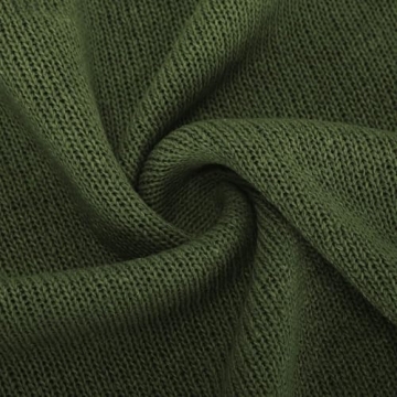 Womens Knitted Sweater Tops 2024 Stylish V Neck Blouses