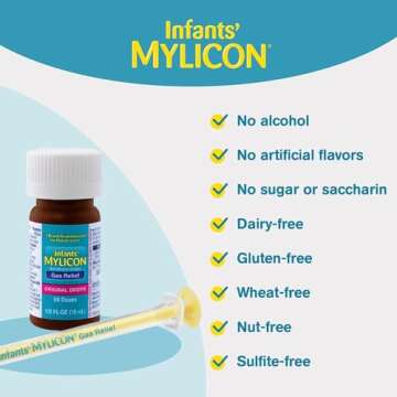 Mylicon Infant Gas Relief Drops Original Formula 1 oz (30 ml)