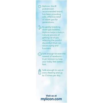 Mylicon Infant Gas Relief Drops Original Formula 1 oz (30 ml)