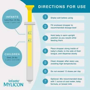 Mylicon Infant Gas Relief Drops Original Formula 1 oz (30 ml)