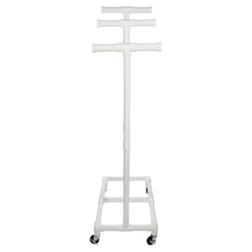 Champion Sports Durable Plastic Hoop Cart for Easy Organization