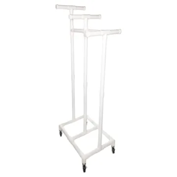 Champion Sports Durable Plastic Hoop Cart for Easy Organization