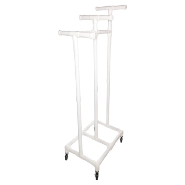 Champion Sports Durable Plastic Hoop Cart for Easy Organization