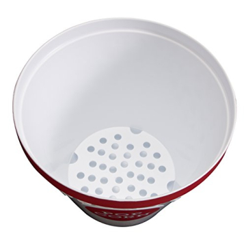Hutzler Large Red Popcorn Bucket for Movie Nights