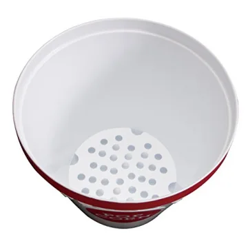 Hutzler Large Red Popcorn Bucket for Movie Nights