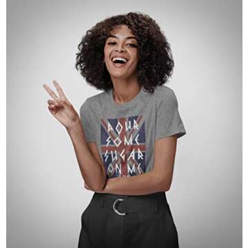 Def Leppard 80s Heavy Metal Band Rock n Roll Pour Some Sugar Adult T-Shirt Tee