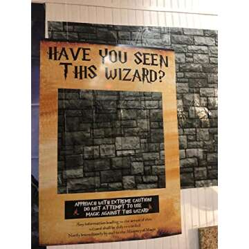 LaVenty Have You Seen This Wizard Photo Booth Prop Wizard Inspired Photo Booth Frame Photo Booth Pro...